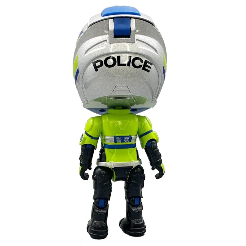 Action Figure Zinc Zinc Alloy Motorcycle Helmet Toy Transforming Helmet Movable Figurine Model  Car Ornament