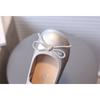 Zapatos de Princesa de Cuero con Lazo Estilo Coreano para Niñas, Suela Suave, Cómodos, Versátiles, Calzado de Baile