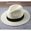 Große Größe Panama Hüte Dame Strand Breiter Krempe Strohhut Mann Sommer Sonnenkappe Plus Größe Fedora Hut 55-57 cm 58-60 cm 61-64 cm