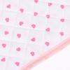 Ny Pink Love Quiltet Japansk Stil Gammel Bordskåner Dækkeserviet Ins Stil Skrivebord til Studerende Materiale Hjerteformet Bordskåner Sød