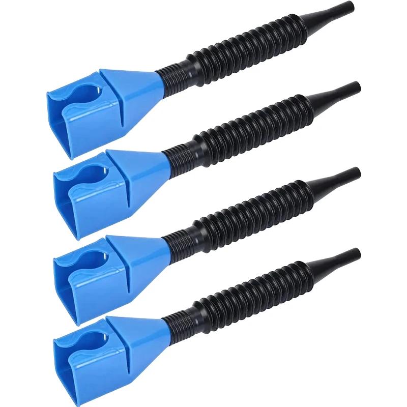 4PCS Car Refueling Funnel Gasoline Foldable Engine Oil Funnel Tool Plastic Funnel Car Motorcycle Refueling Tool Auto Accessories