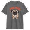 Fathers Day Tshirt Summer Pug Dad Hipster T Shirts Unisex 100 Cotton O Neck 4xl 5xl 6xl Top Tees Shortsleeved Y2k Fun Tops