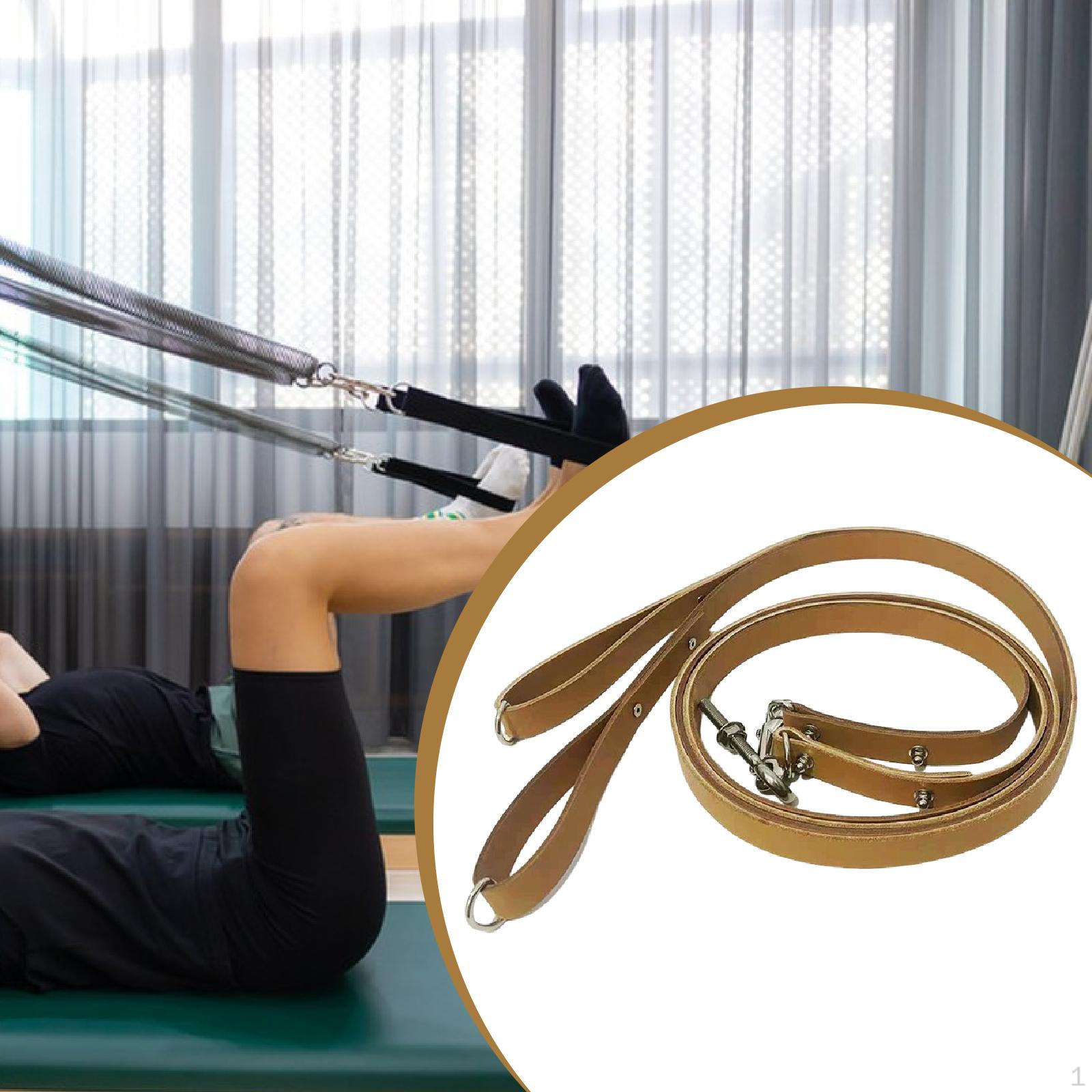 

2Pcs Pilates Reformer Pull Ropes Replacement Straps Portable Accessories for Home Fitness Gym Studio