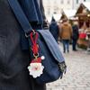 Lightweight Cartoon-Shaped Key Ring Leather Material Backpack Ornament Everyday Decoration