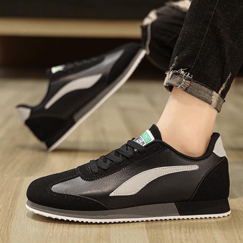 Fashion Blue Trendy Sneakers Men Designer Casual Athletic Shoes Men's Sports Shoes Breathable Flats Trainers Men Walking Sneaker