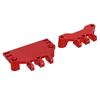 Metal Steering Gear Bracket Servo Mount Part for MN86 1 12 RC Car Modified AccessoriesRed