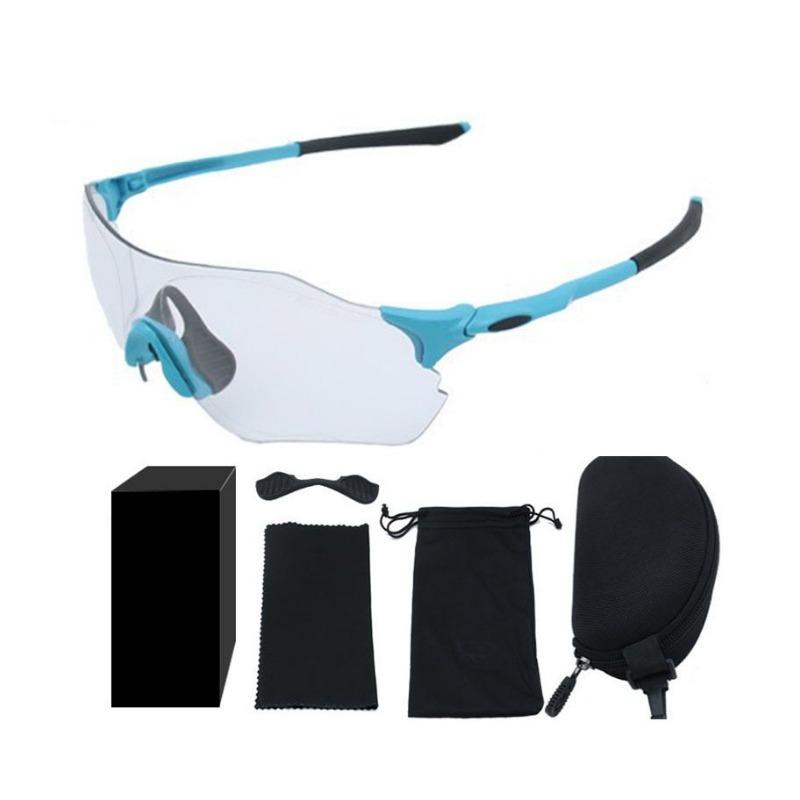 Cyklistické brýle s proměnlivou barvou Průhledné PC brýle Sluneční brýle pro venkovní sporty Denní a noční běžecké brýle.