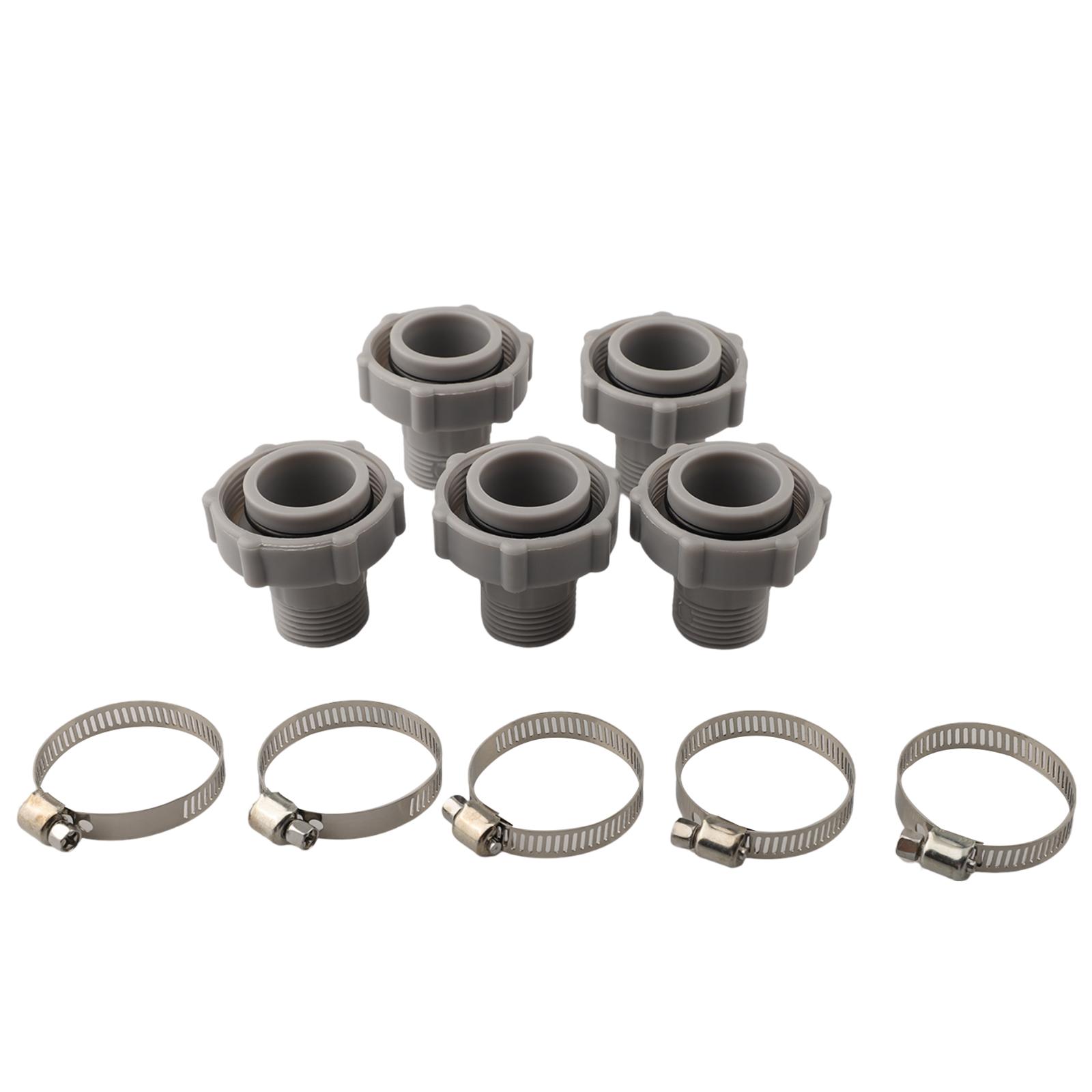 

1/5pcs Hose Adapter Threaded Connection Drain Connector For Coleman P6 Series Pool Drains P6A1420 D1420 H1420 D1420ASS16