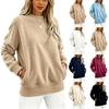 Casual Kleur Sweatshirt voor Dames voor Dagelijks Gebruik