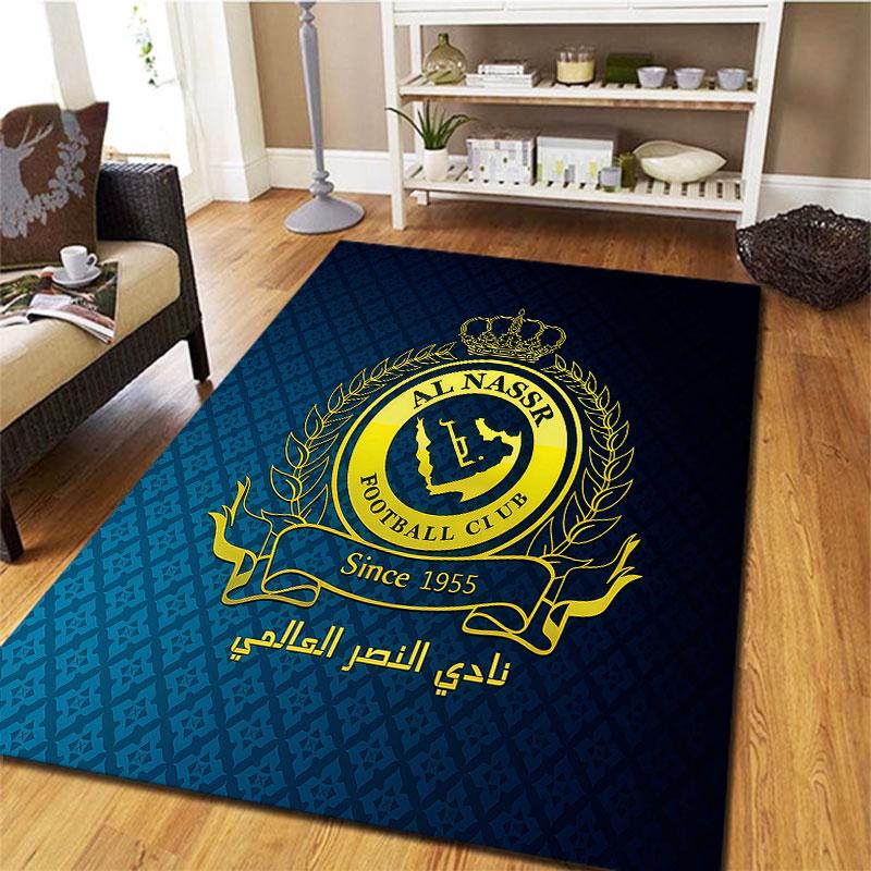 Al-Nassr FC Carpet Rug for Living Room Bedroom Home Sofa Decoration,Kids play Non-slip Floor Mat
