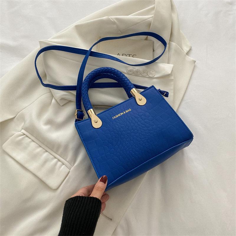 Bag Women's Bag Fashion Trend Casual Portable Small Square Bag Retro One Shoulder Crossbody Women's Small Square Bag