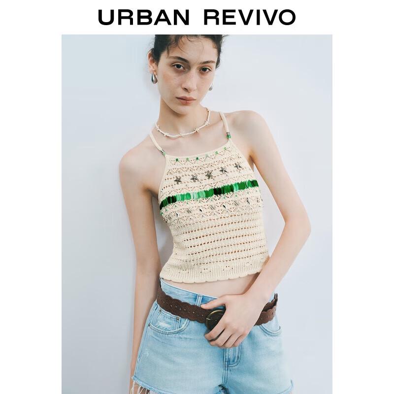 

UR Women s Metal Accent Bohemian Knit Vest M