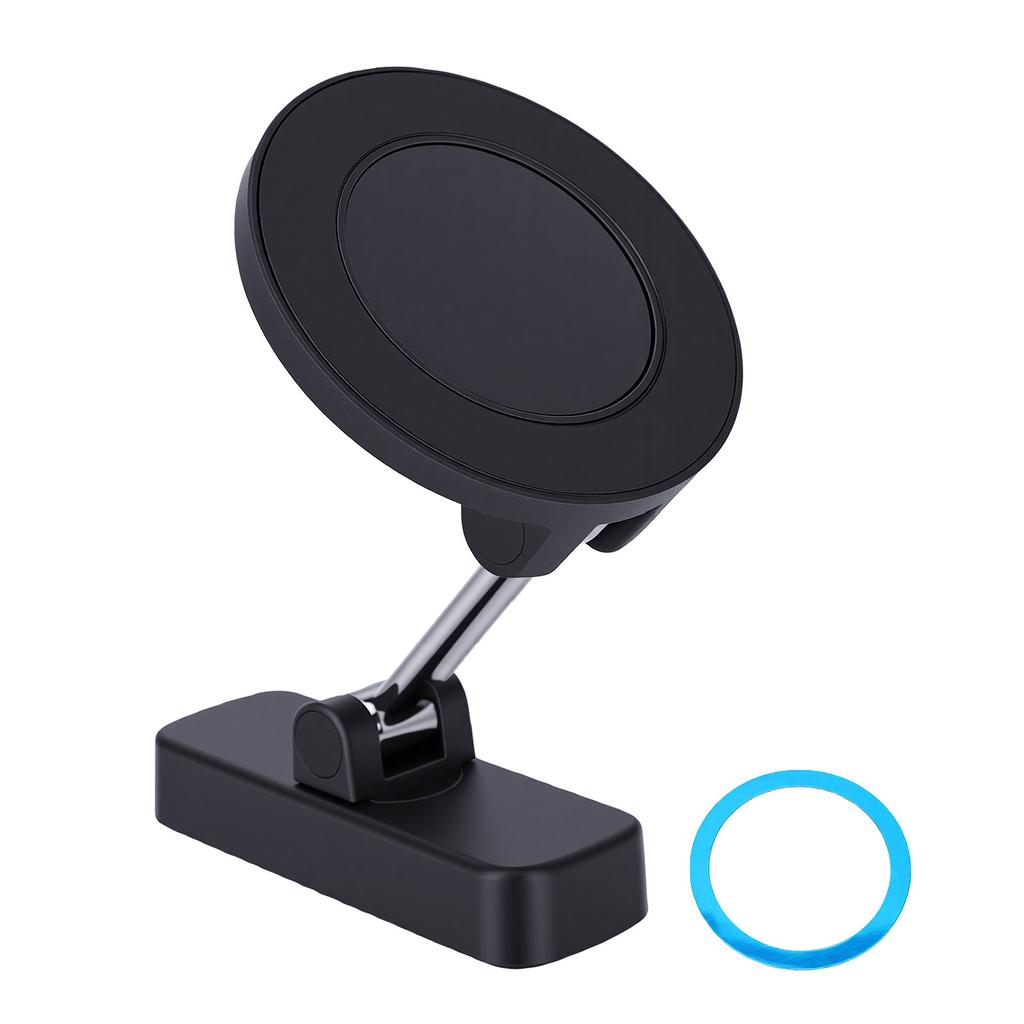 Phone Mount for Cart Gym 360 Rotation Dual Side Folding Design Heavy Duty N52 Magnetized Base