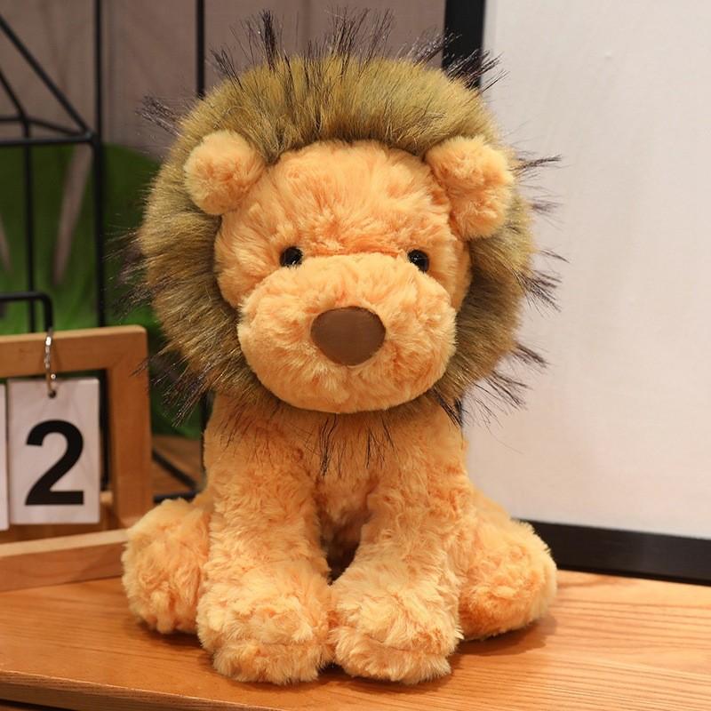 

Плюшевая игрушка Lion Toys Мультяшное животное Мягкая кукла Украшение комнаты/дивана Детские подарки 23cm/9.06in