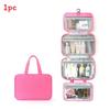 Polyester Travel Toiletry Organizer With Multiple Compartments For Packing Convenience