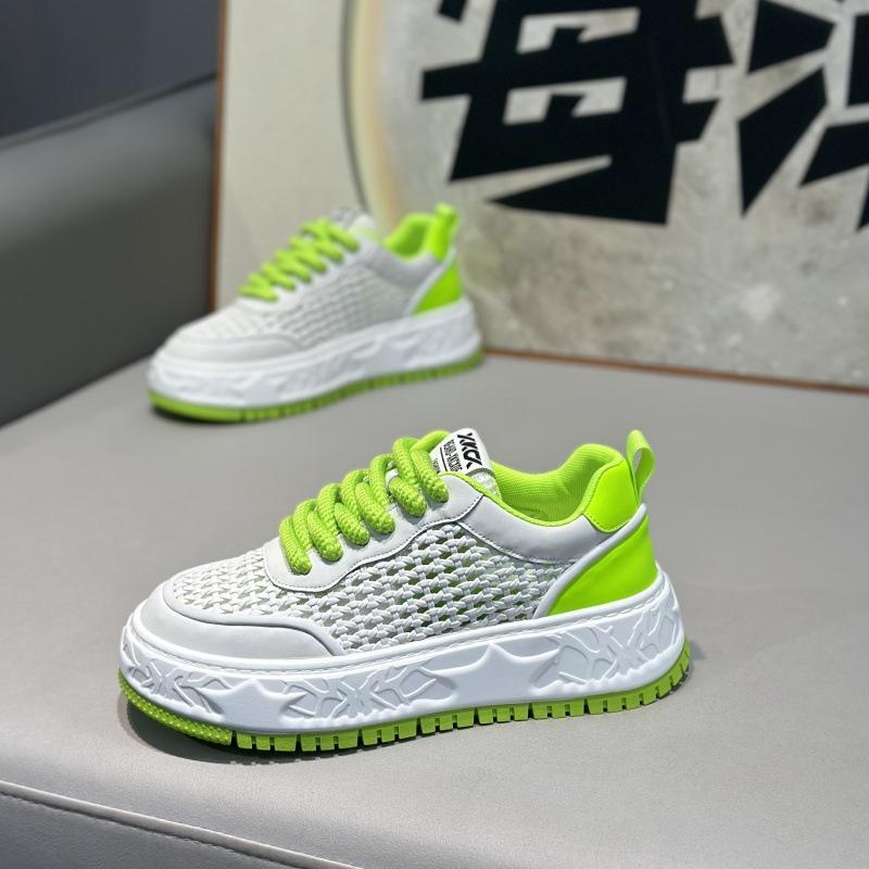 Summer new low-top woven breathable and comfortable casual soft-soled lace-up shoes bm