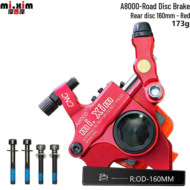 Mi.Xim A8000 Hydraulické kotoučové brzdové třmeny ovládané lankem pro kotouče 140/160 mm
