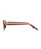 Hangeul [Blue Light Blocking] Geek Chic Oval Brown