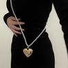 Mei Mary Influencer-style Pearl Belt - Women's Decorative Suit Heart Accessory Waist Chain Crossbody
