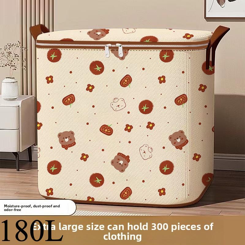 Clothing Storage Box, Household Large Capacity Clothing Sorting Box, Cotton Quilt Storage Bag, Moving Packing Bag