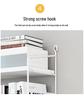 Modern Wall Bookshelf: Simple Multi-Layer Nordic Storage Rack