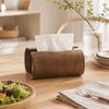 Smooth Extraction Wooden Tissue Storage Box INS Elegant Paper Towel Case Modern Minimalist Table Paper Container Coffee Table