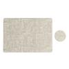 Dual Side Placemat Waterproof Faux Leather Coaster Placemat Solid Color Heat Insulation Pad for Dining Tables Countertops