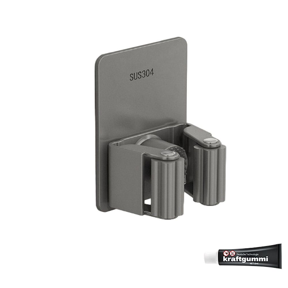 Waterproof Broom Rack 304 Stainless Steel Broom Hanger Multi-Purpose Mop Storage Rack  Household