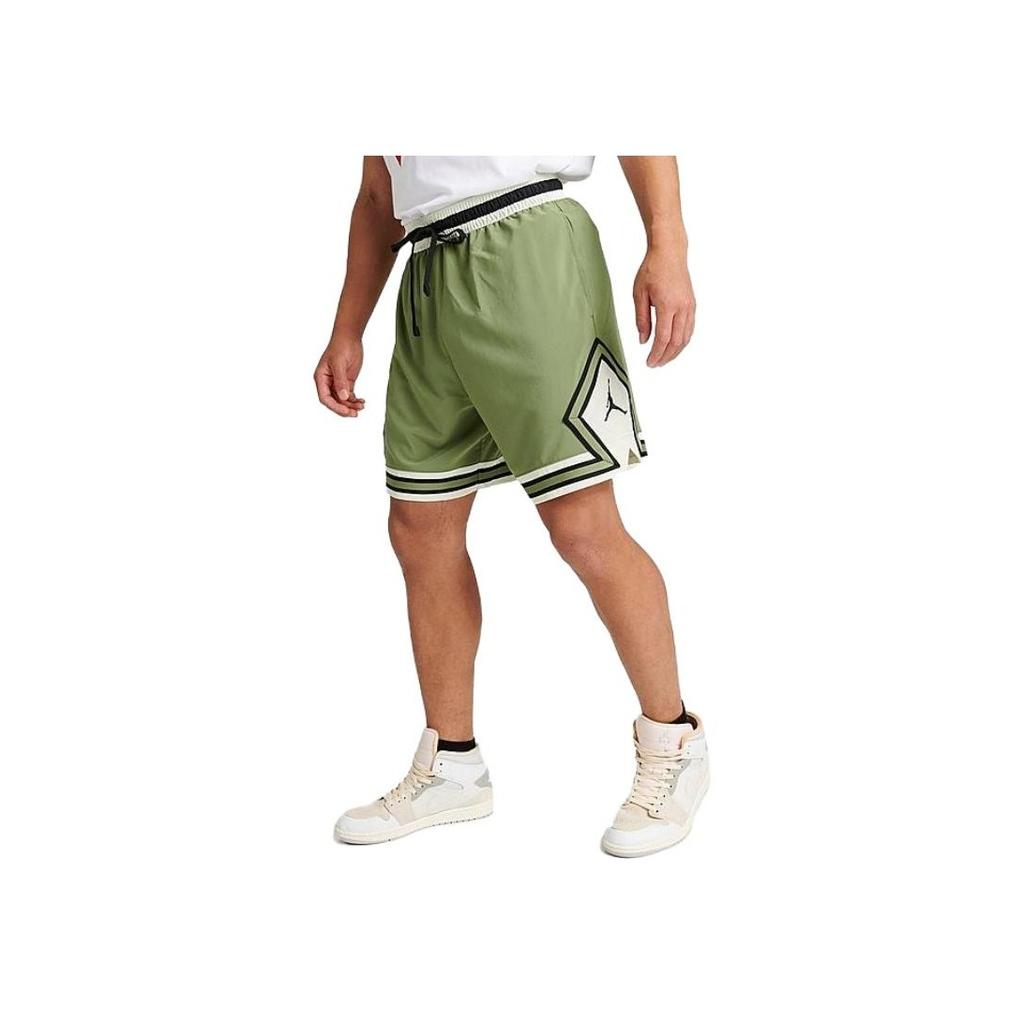 Jordan Dri-FIT Sport Pieced Contrast Strap Athletic Shorts Herren Unterteile Olivgrün FB7580-340