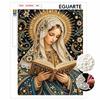 DIY Pearl and Diamond Painting Kit Religious Portrait. Suitable for Beginners. Elegant Home Wall Decoration. Handmade Gift.