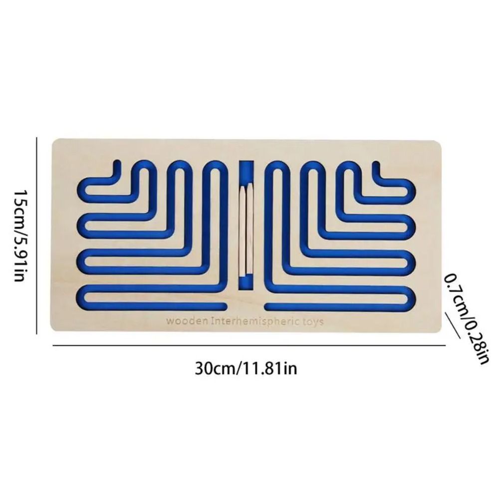 Hand Brain Coordination Brain Training Toys Trajectory Control Wooden Learning Toy  Kids Toy