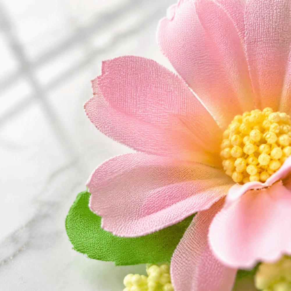 28 Heads Per Bunch Simulated Daisy Pink Color Fake Flower Bouquet Garden Decoration