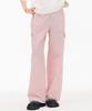 CHASECULT Women'S Cargo Wide Pants - Pink
