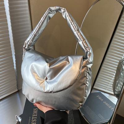 Modische Baumwollkleidung und Taschen für Damen Neue Ein-Schulter-Handtaschen für Damen Ins Mode Vielseitige Ein-Schulter-Handtaschen