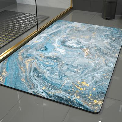 Diatom Mud Bathroom Mat Wash Basin Anti-skid Carpet Bathtub Side Floor Carpet Shower Door Pocket Memory Foam Mat