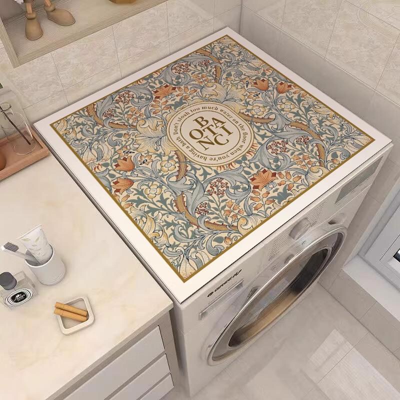 Nordic Style Washing Machine Top Cover Mat