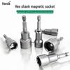 Hexagonal Magnetic Sleeve Head for 1/4" Electric Tool
