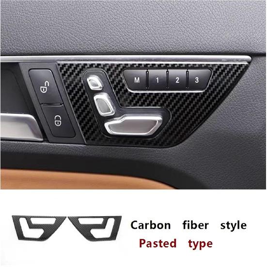 Door Panel Trim Strip Sticker Compatible for Mercedes Benz E Class Coupe W207 C207 W20 E200 E260 E300 E350 2009-2016 Carbon/Silver Car Styling