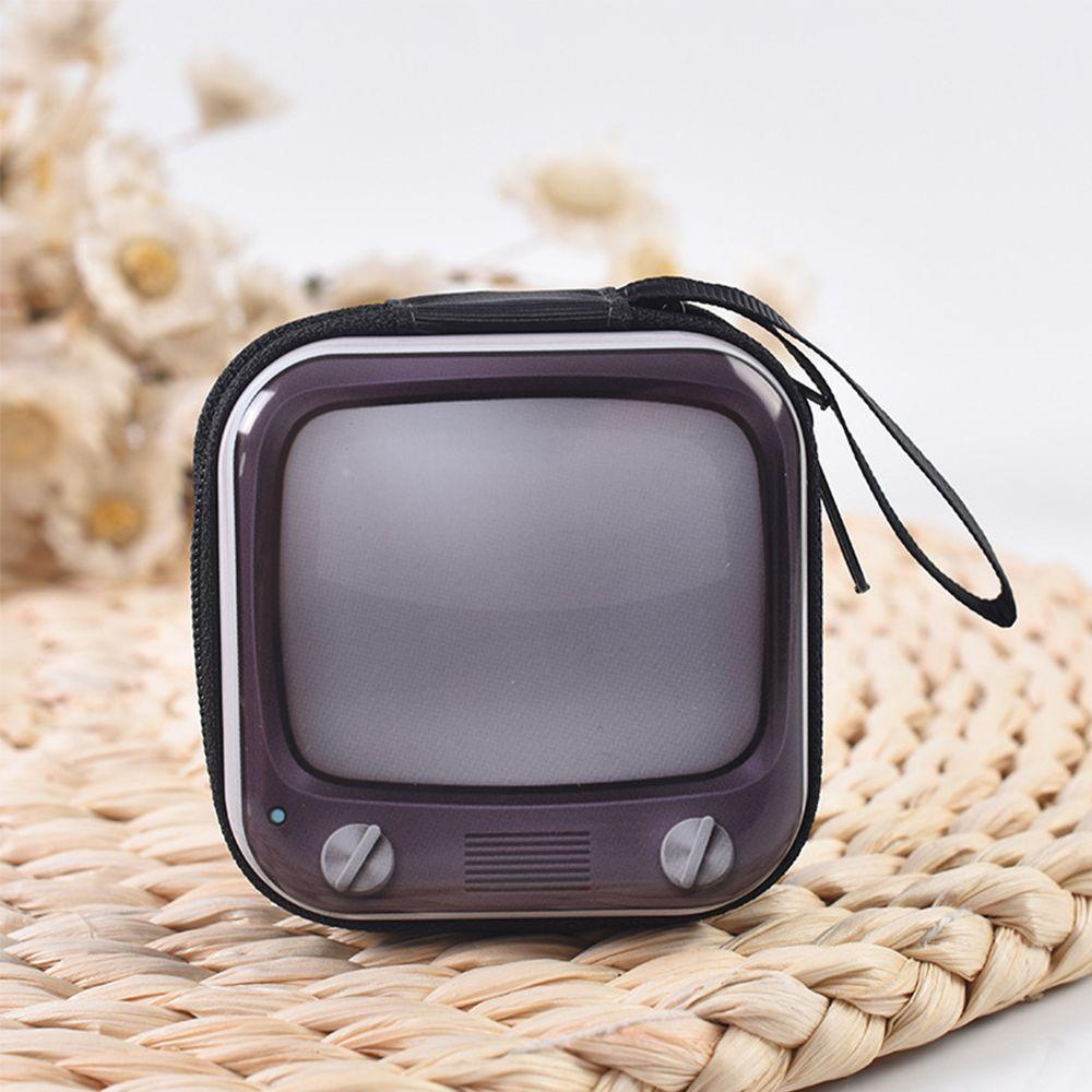 Player Pattern Small Wallet Earphone Cable Storage Bag Coin Purse Cute Cartoon Change Zipper Pocket