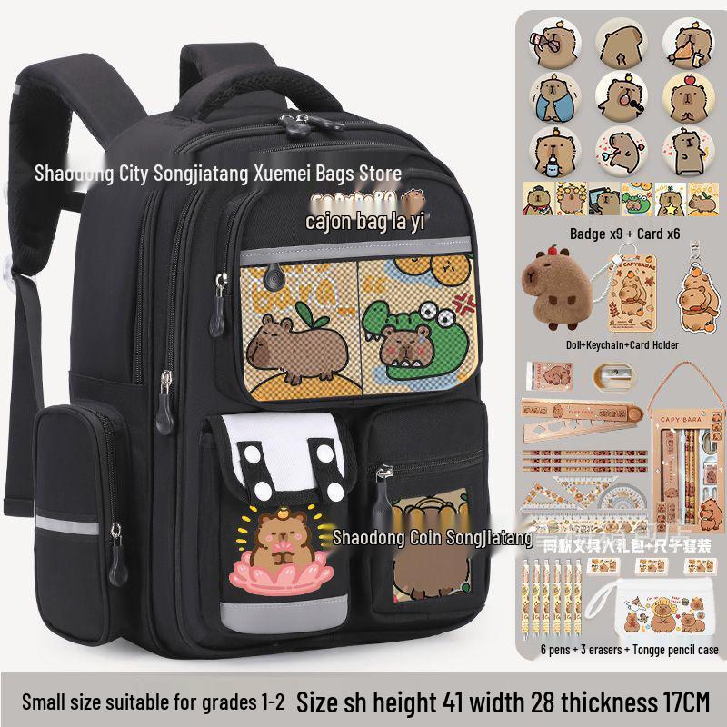 Batoh z lehké oxfordské tkaniny pro děti 6. třídy - Velká kapacita