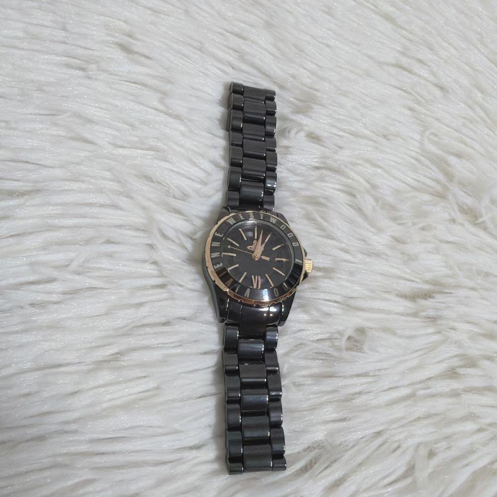 Used Vivienne Westwood Watch Quartz Gold Orb