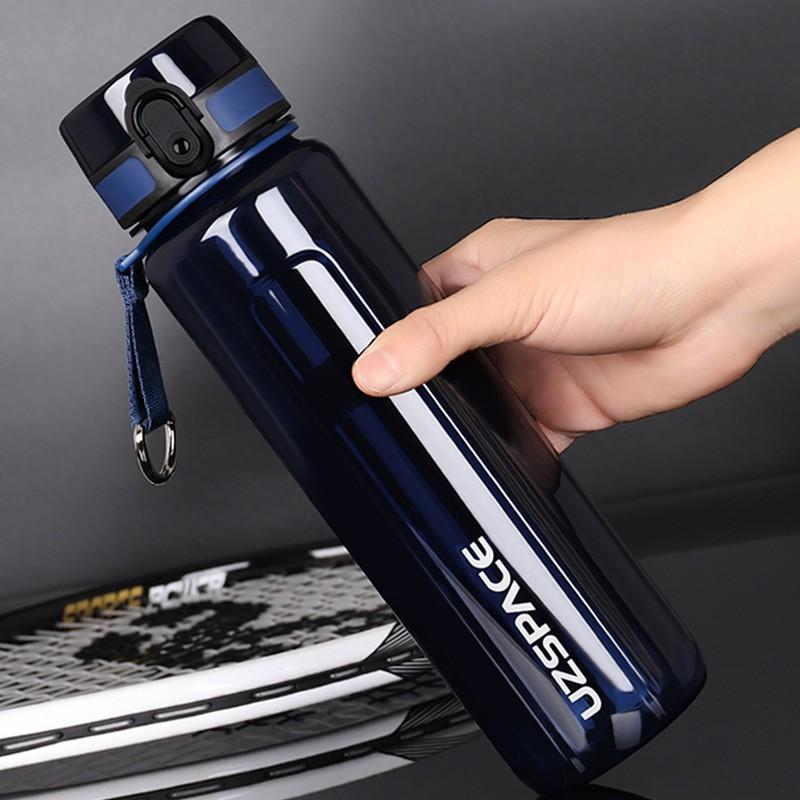 Large Capacity Tritan Sports Water Bottle Men Outdoor Gym Hiking Travel BPA Leakproof