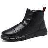 Herbst und Winter neue Martin Stiefel Herren schwarze High-Top Stiefel Samt warm Britischer Stil Lederschuhe Jugend Trend Herrenschuhe