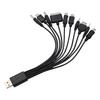 1Pc 10 In 1 Universal USB Cable, Multiple Universal Charging Cables for Cell Phones Blutooth Earphone Speaker Adapter Cables, Data Cable Cables and