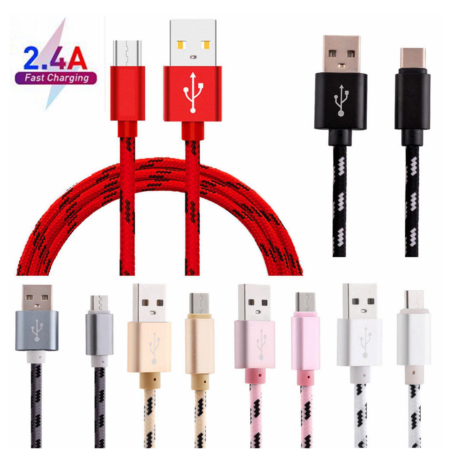 

Плетеная дата-кабель и кабель для зарядки Type-C to Apple Plaid для Android-смартфонов 1m Android белый