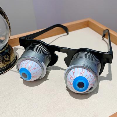 Funny Spring Eyeball Glasses for Children Tricky Festival Party Cosplay Eyewear Kids Scary Halloween Toys Eyeglasses