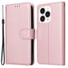 For iPhone 15 Pro PU Leather Wallet Cell Phone Stand Case Card Holder Shockproof Phone Cover