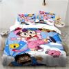 Cartoon DR S-Slump Arale Anime Bedding Set Printed Bed Set With Pillowcase Bed Duvet Cover Soft Queen King Size Bedclothes Home