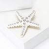 Crystals Starfish Brooch Pin For Women Versatile Fashion Jewelry Gift Party Everyday Wear