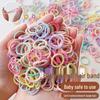 Durable High-Elasticity Hair Ties for Girls - Gentle on Hair, Perfect for Braids and Pigtails